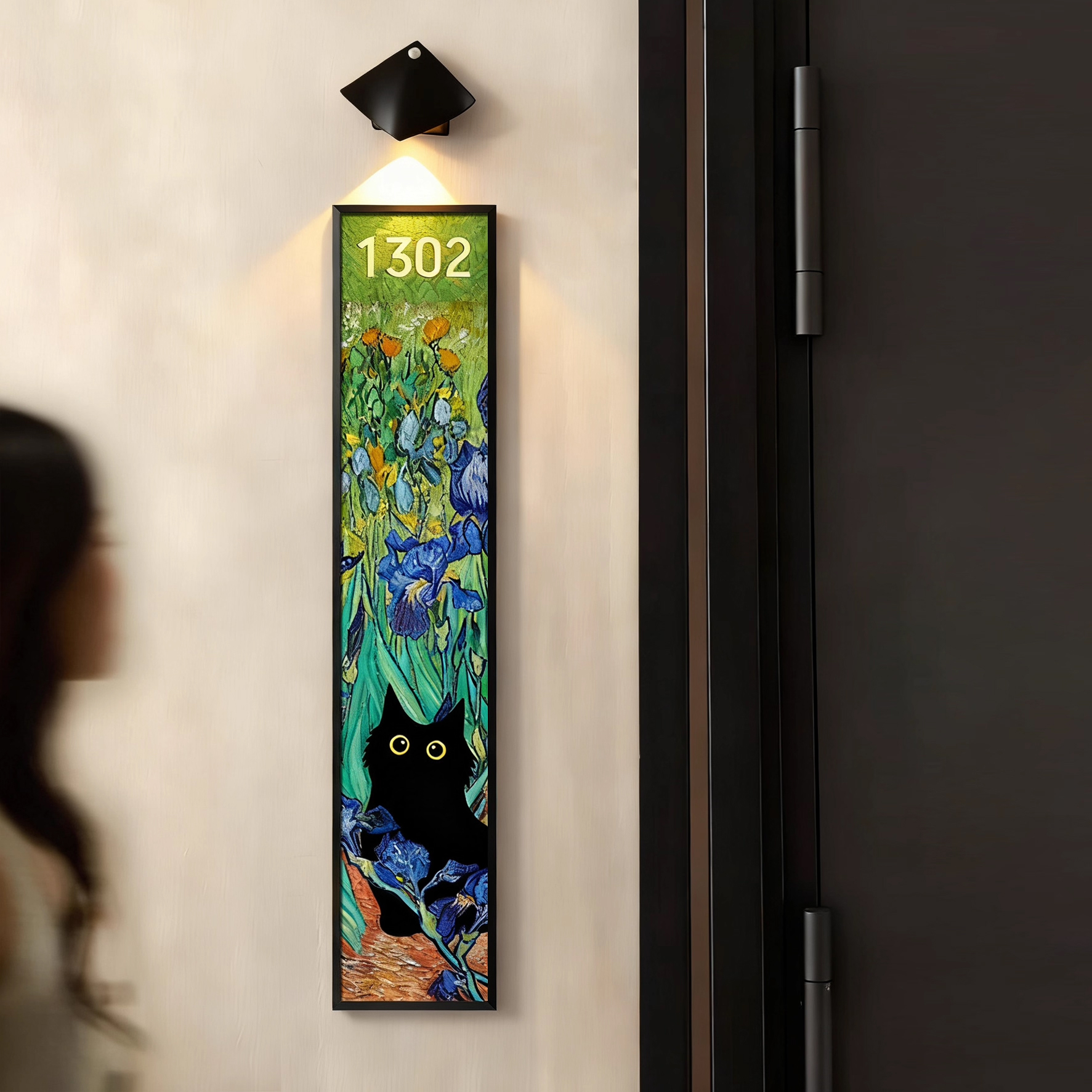 定制入户门牌号家用号码牌玄关家门口装饰高级感乔迁礼物送礼品