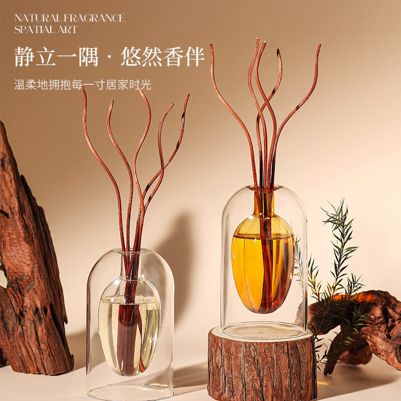 香薰精油瓶配藤条家用高级感香氛