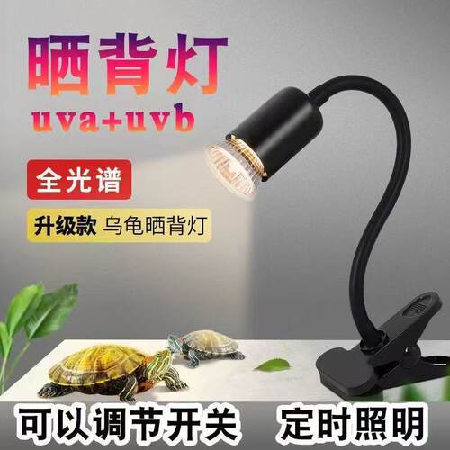 USB充电式全光谱乌龟晒背灯UVUVB