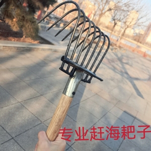 赶海耙子弹簧钢赶海神器海边专用挖蛤蜊沙滩拾贝工具铲刨花生挠耙