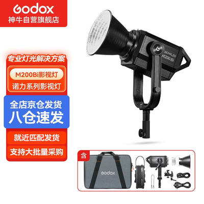 神牛（Godox）M200BI/M300BI直播补光灯双色温大功率大型影棚拍摄