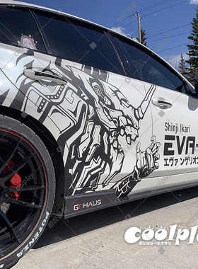 eva新世纪福音战士初号机 户外防水电动汽车改装饰品拉花