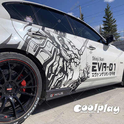 eva明日香初号机大型车贴