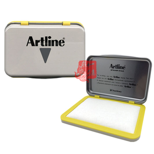 日本旗牌EHJU-2空白印台0号无印油无颜色印泥盒打印章台56*90MM