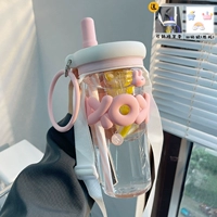 Розовый чехол, наклейка, 800 мл, 3D