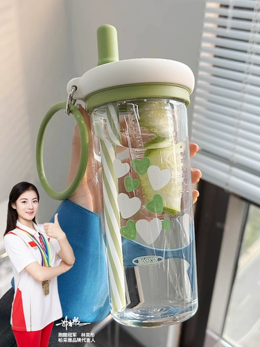 Высококачественный вместительный и большой стакан со стаканом, популярно в интернете