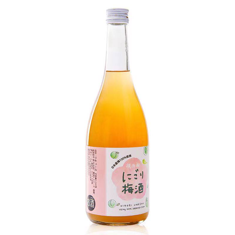 日本原装进口清洲樱牌浊梅酒配制酒女士微醺甜酒果肉果酒洋酒梅酒