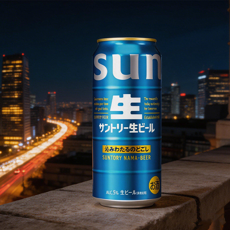 【26.3产】日本进口SUNTORY三得利生啤酒麦芽精酿啤酒清爽500ml