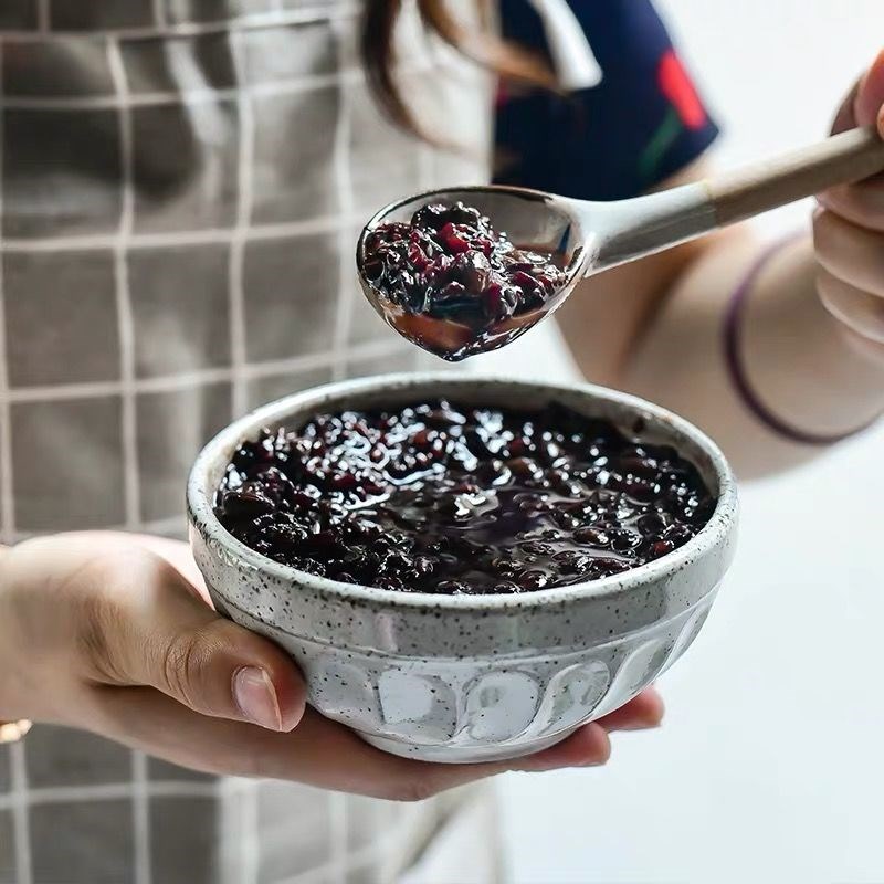 五黑粥原材料 五谷杂粮组合黑豆黑芝麻八宝粥米早餐粗粮黑米粥3斤
