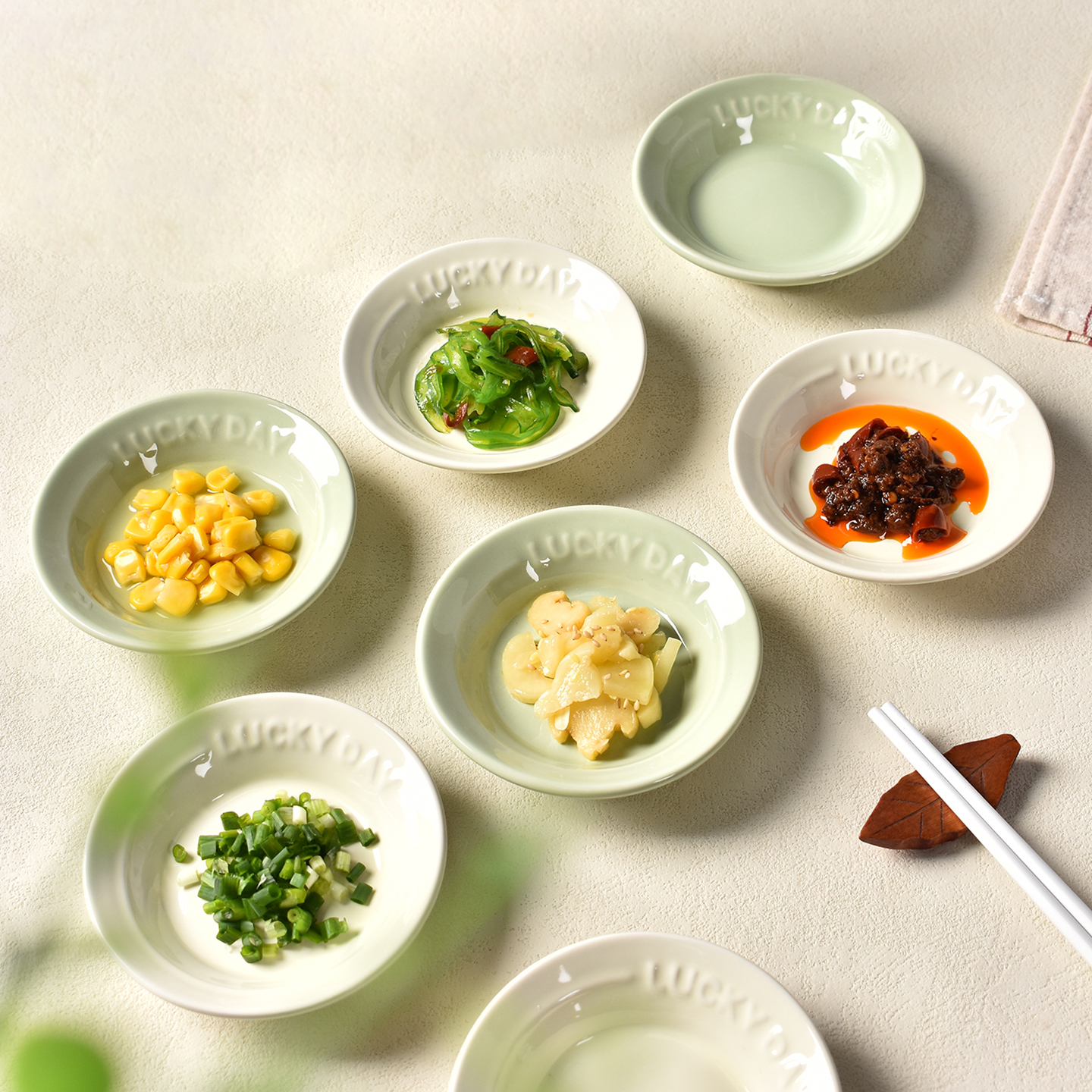 奶油风调料碟味碟高颜值