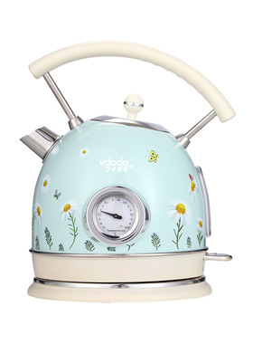 日本品牌VDADA家用电热水壶自动断电泡茶烧水壶复古1.8L304不锈钢