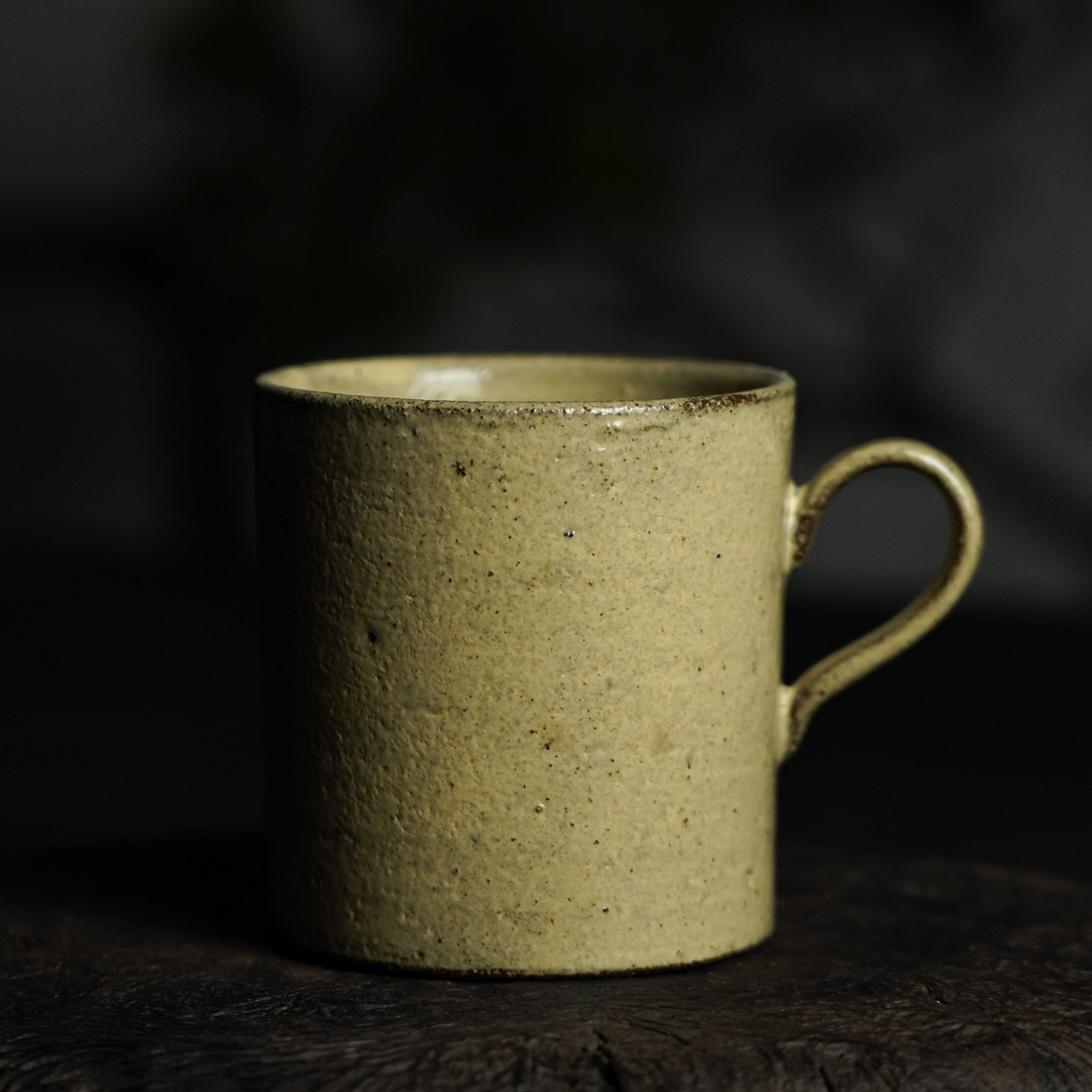 景德镇陶瓷咖啡杯粉引复古咖啡杯