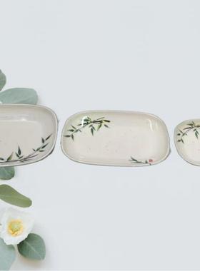 Melamine Creative Ancient Style Round Platter for Hotel Hot