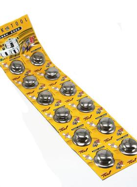 One-dollar store stainless steel pot lid handle knob, top be