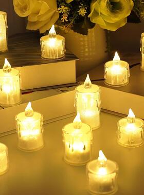 LED electronic candle lights for romantic birthday proposals