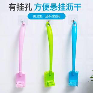 A comprehensive toilet brush set, featuring a long-handled p