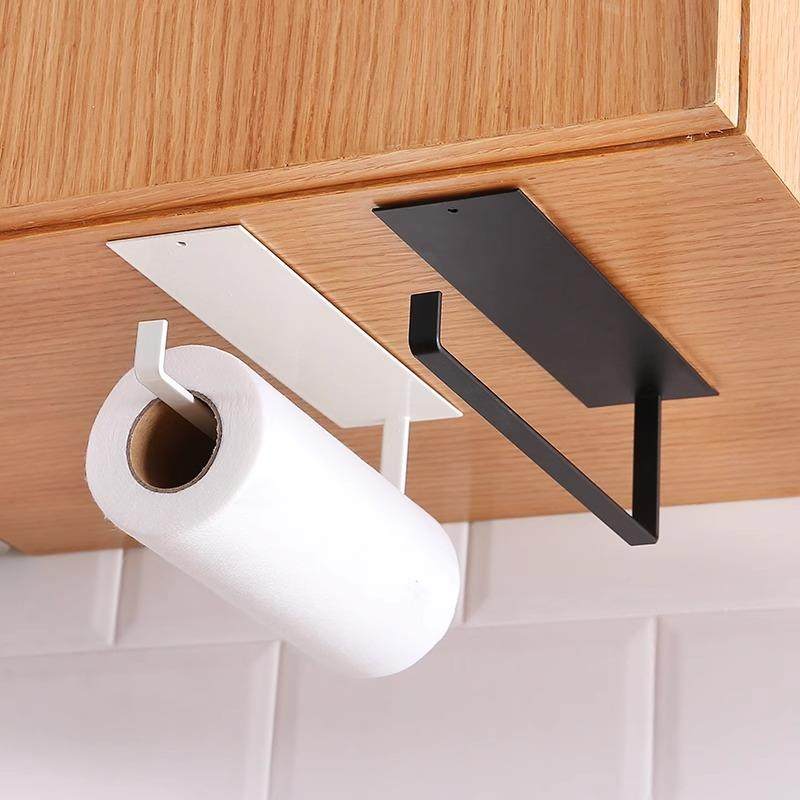 Creative Bathroom and Kitchen Carbon Steel Tissue Holder No-