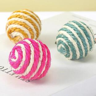 【Single Pack】Meow Ball - Interactive Cat Toy, Fun Jute Bal