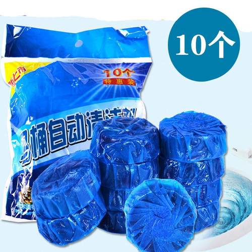 Blue Bubble Toilet Cleaner and Deodorizer, Automatic Toilet