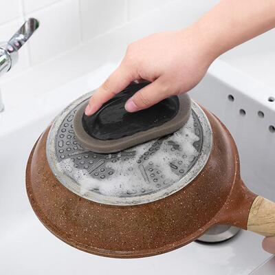 Diamond Sand Sponge Magic Eraser Kitchen Cleaning Sponge wit