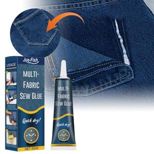 JUE-FISH Fabric Repair Adhesive, Specialized Glue for Clothe