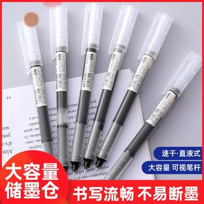 Direct-liquid roller pens with large capacity, quick-drying