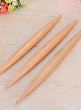 Two-Ended Tapered Solid Wood Rolling Pin for Dumpling Wrappe