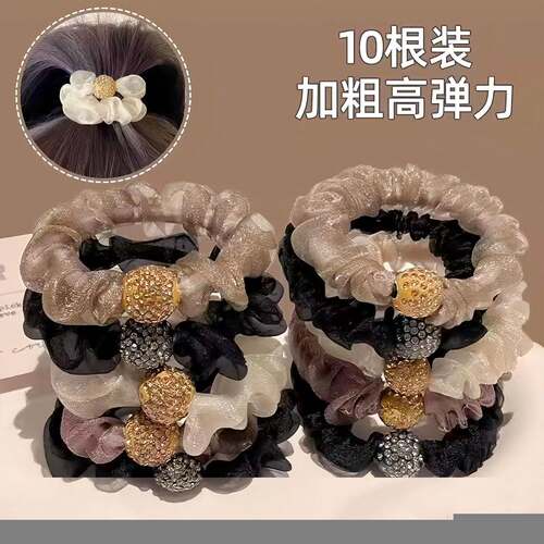 Trendy hair ties and hair bands, popular internet celebrity