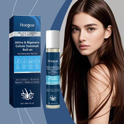 HOEGOA Nourishing Hair Roll-On Essence - Moisturizing, Lustr