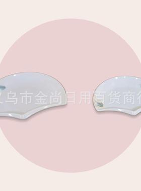 Wholesale sector-shaped melamine plates, plastic snack and c