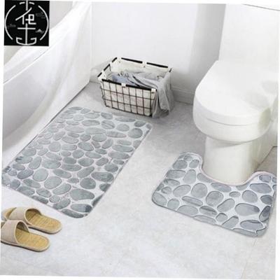 European and American head carpet toilet mat set bathroom