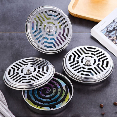Fireproof Mosquito Coil Holder Stainless Steel Mosquito Co
