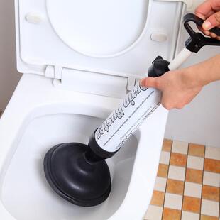 High-Pressure Toilet Plunger for Bathroom, Pipe and Drain Un