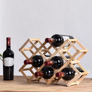 Wine rack display stand, solid wood wine shelf for home use,