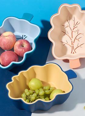 Plastic Home Draining Basin Kitchen Fruit and Vegetable Stor