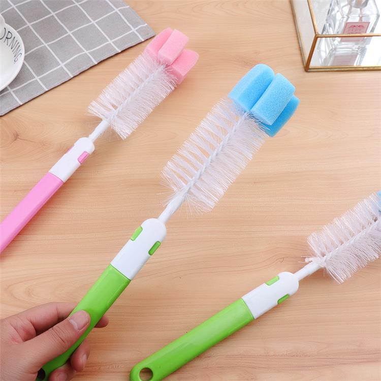 Extended Handle Plastic Cup Brush from the Two Yuan Store, H