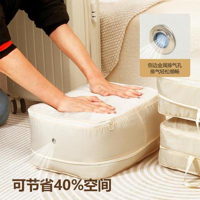 Storage bag for comforters, down jackets, travel clothes, an
