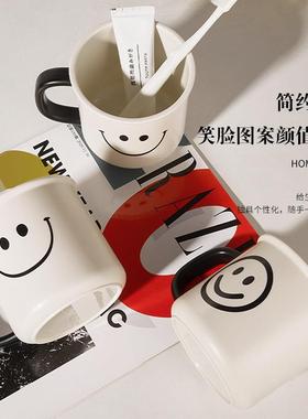 Creative toothbrush cup with an Instagram-worthy smiley face