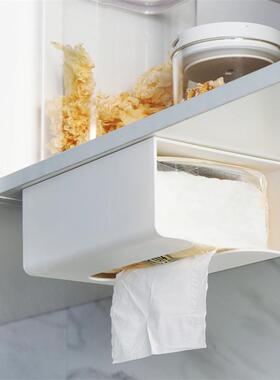 No-drill Wall-mounted Tissue Box Creative Traceless Tissue D