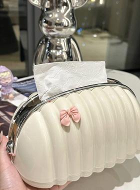 Creative Seashell Tissue Box for Living Room - High-End Tiss