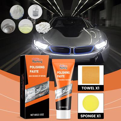Rayhong Car Headlight Restoration Paste - A Polishing and Cl