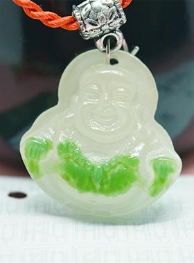 Street vendor sourced jade and resin Buddha pendants, Maitre
