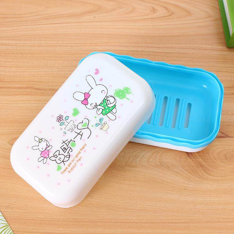 $2 Store 801 Plastic Soap Box Double Layer Soap Holder with