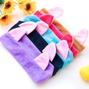 Elastic hair band, girl's head accessory, face washing cat e