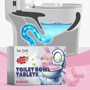 JUE FISH Toilet Cleaning Effervescent Tablets - Quickly Diss