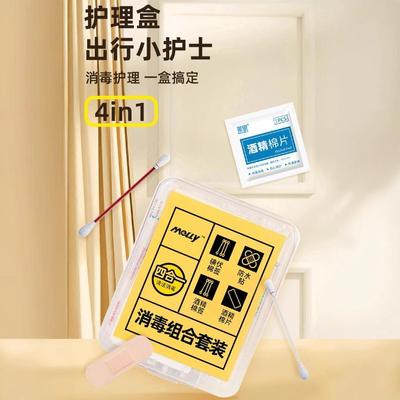 Portable Care Kit Disinfection Emergency 4-Piece Set, Home a