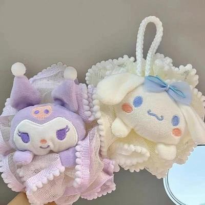 Cute Sanrio Cartoon Bath Puff for Dormitory, Durable Home Us