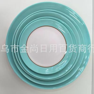 Melamine oval square plate, plastic snack and cold dish plat