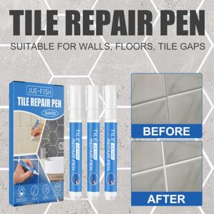 Jue Fish Tile Repair Pen - Bathroom Waterproof and Mildew-Re