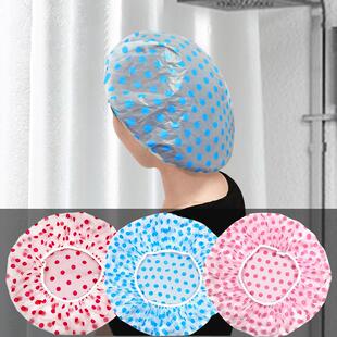 Wholesale Women's Thickened and Enlarged Shower Caps, Waterp